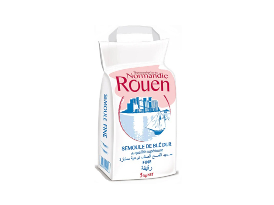 Semoule de blé fine sac 5Kg - SEMOULERIE DE NORMANDIE ROUEN