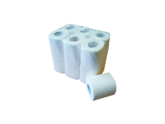 Papier toilette blanc 2plis domestique 144 formats (12 rouleaux x4) - GLOBAL HYGIÈNE