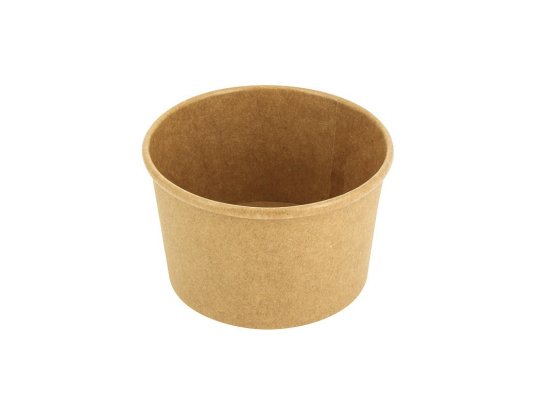 Pot à soupe kraft brun 250ml/8Oz (x500) (couvercle associé : 304001COV/C)