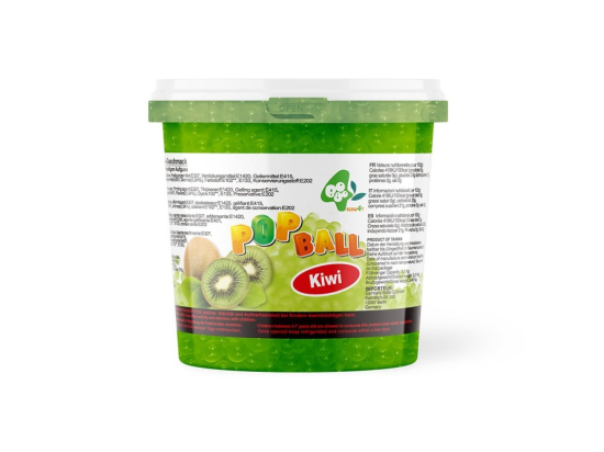 Bubble Tea - Pop Ball - Boba kiwi seau 3.2Kg