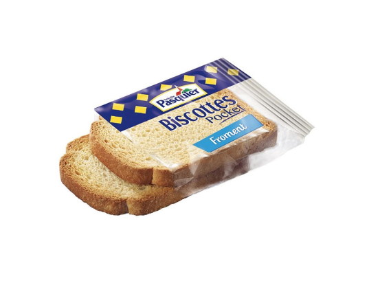 Biscotte froment en étui (sachet 2x7.5g x208) - PASQUIER