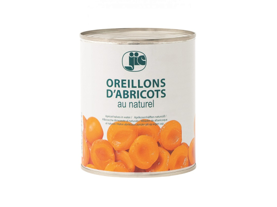 Abricot oreillons naturel (boite 5/1 x3) - JIC