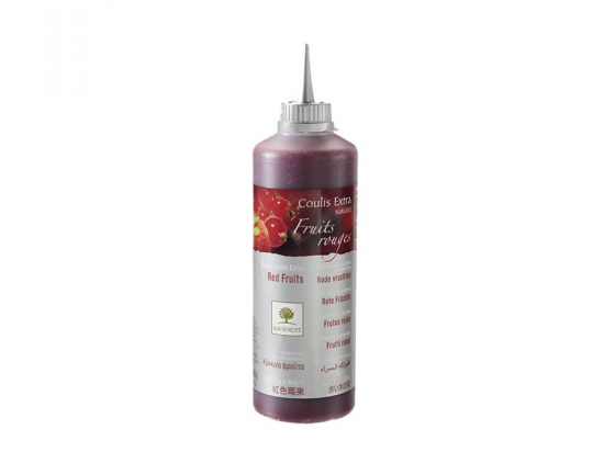 Coulis de fruits rouges sucré bouteille 500g - Surgelé