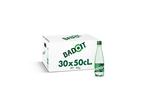 Eau minérale naturelle gazeuse (PET 50cl x30) - BADOIT