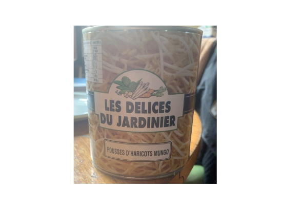 Pousses de haricots mungo boite 4/4 - LES DELICES DU JARDINIER
