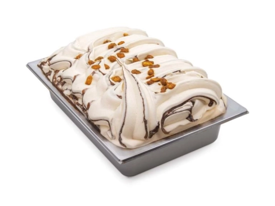 Glace - Peanut chocolat (glace cacahuète ruban chocolat) 7.5L x1