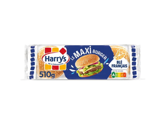 Pain géant au sésame spécial hamburger (85g x6x5) - HARRY'S