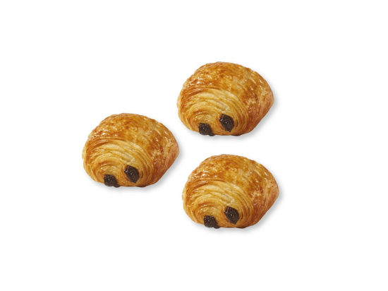 Mini pain au chocolat pur beurre 16%Mg PAC (25g x200) - Surgelé