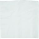 Serviette 1 pli blanche pliage décalé ouate blanche (300x300mm) (x3000)