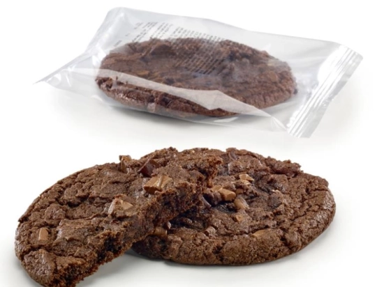 Nouveautés flyer - Maxi cookie cacao pépites chocolat lait et noir (emballage individuel) 106g x30