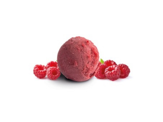 Sorbet framboise avec morceaux de framboise 2.4L/1.364Kg - mdd - Surgelé