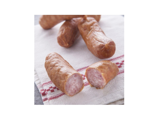 Saucisse cuite supérieure boyau naturel fumé s/v VPF (125g env x12) France