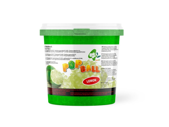 Bubble Tea - Pop Ball - Boba citron vert seau 3.2Kg