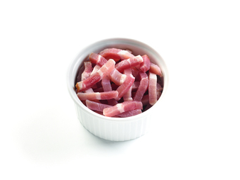 Lardon fumé supérieur cru 6x6mm s/at 1Kg