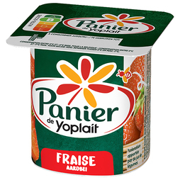 Yaourt panier de fruits panachées (125g x4) - YOPLAIT