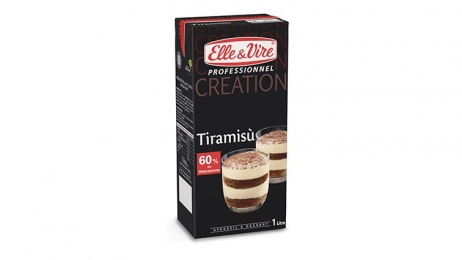 Préparation tiramisu au mascarpone UHT LFR 1L - ELLE ET VIRE