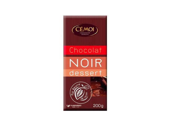 Chocolat noir 52% en tablette (200g x20) - CÉMOI