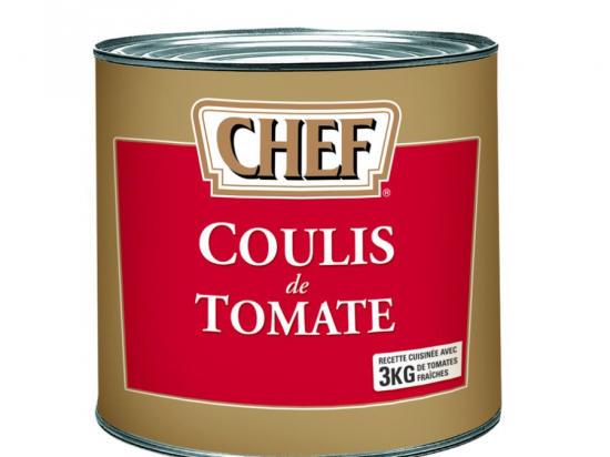 Coulis de tomate boite 2.5Kg - CHEF