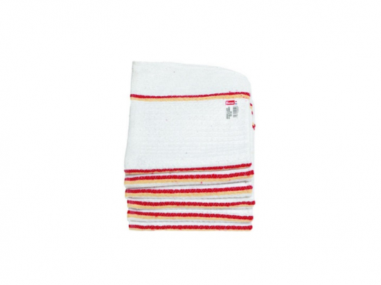 Serpillère gaufrée coton blanche 50x100cm - BROSSERIE THOMAS