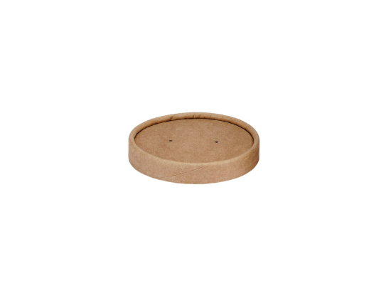 A003 - Couvercle pot à soupe kraft 780ml (50U)x10 Publi Embal - ALPHA FORM (pot associé 242325)