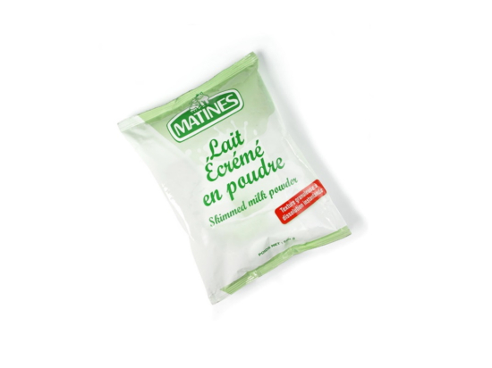 Lait écrémé en poudre 0% de matière grasse sachet 500g - MATINES