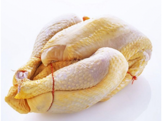 Poulet jaune nu bridé PAC 1.2Kg env France x4