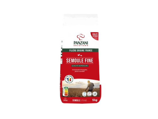 Semoule de blé fine sac 5Kg - PANZANI