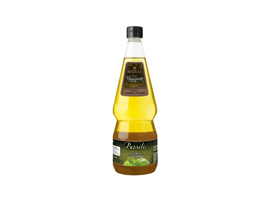 Sauce vinaigrette basilic bouteile 1L - MAILLE