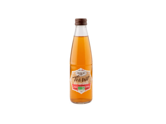 Meneau - Thé vert grenade [bouteille verre] BIO (250ml x12)