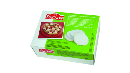 Tranches de chèvre Ø42mm 7g 23%Mg 500g - SOIGNON - Surgelé