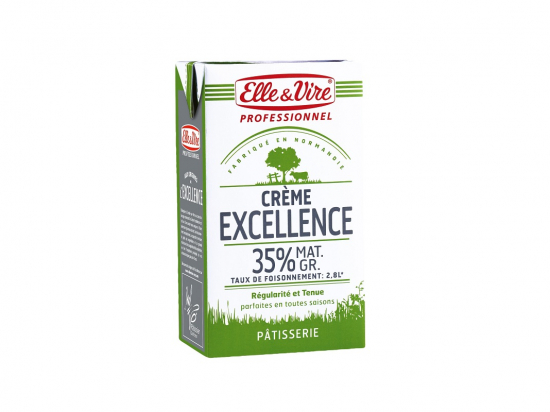 Crème UHT 35%Mg Excellence (1L x6) - ELLE & VIRE