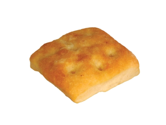 Réception salée - Mini foccacia nature 5x5cm 22g x150