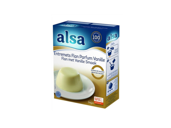 Préparation entremet flan vanille boite 900g /100P - ALSA
