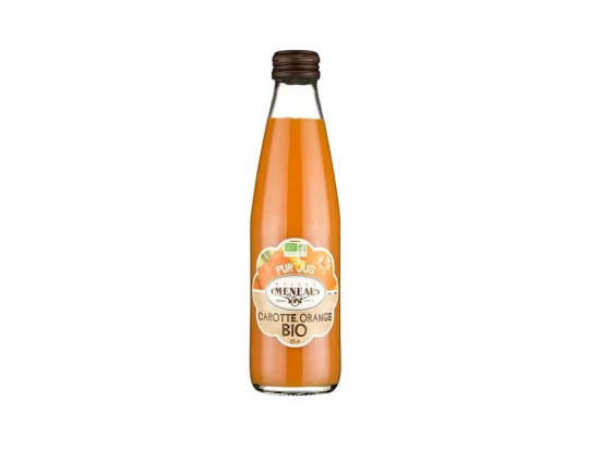 Meneau - Jus carotte orange [bouteille verre] BIO (250ml x12)