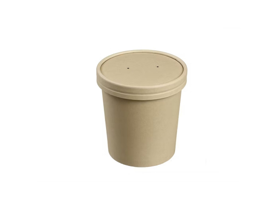 Bol soupe bambou avec couvercle 750ml (25U)x20 - SOLIA