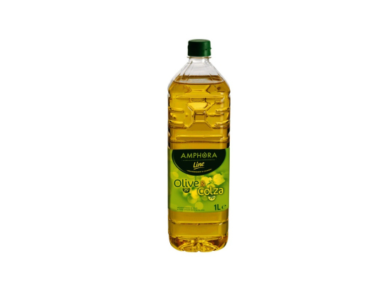 Huile Line colza olive bouteille 1L - AMPHORA