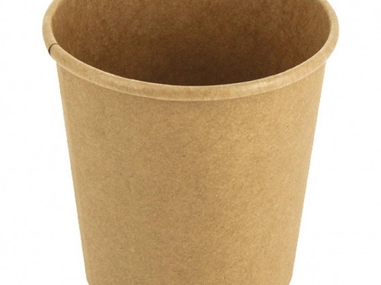 Pot à soupe carton kraft brun 450ml/16Oz (97x97x100mm) (x500) (couvercle associé : 304001COV, 304001PPCOV/C) (saladier bol)