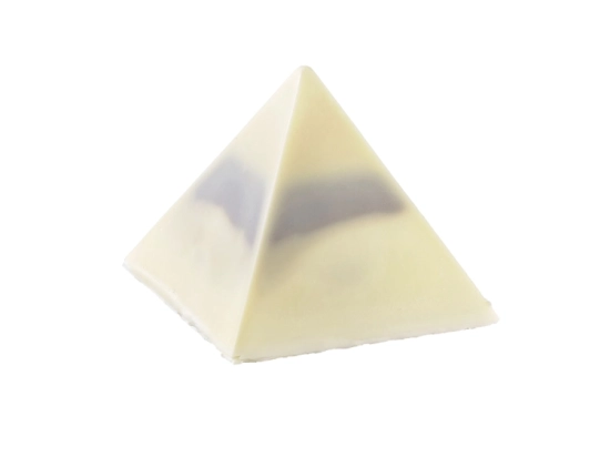 Patisseries "Autour du chocolat" - Pyramide chocolat ivoire 80g x12