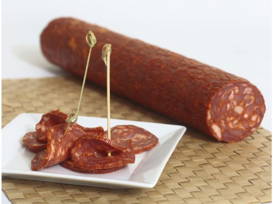 Chorizo cular extra pur porc non pelé s/at 1.5Kg Espagne - mdd