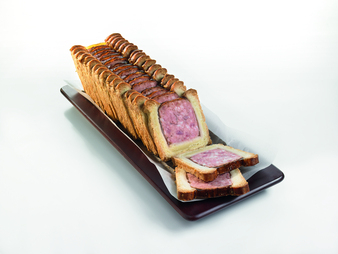 Pâté en croûte tranché s/at (60g env x20 tranches)