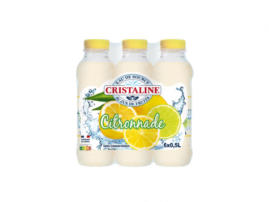 EAU CRISTALINE CITRONADE (50cl x6)