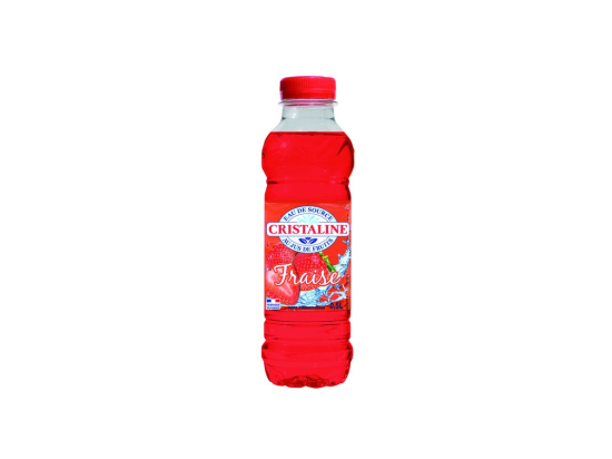 Eau de source jus fraise (PET 50cl x6) - CRISTALINE