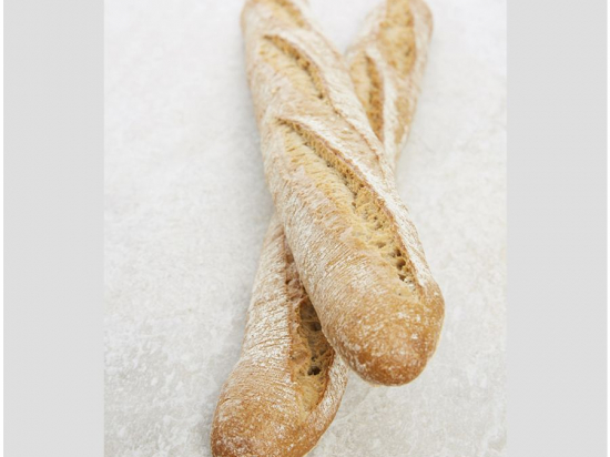 Baguette de campagne farine Label Rouge précuit/sole 50x6x4cm (280g x25) - Surgelé