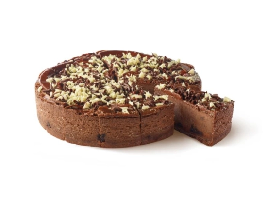 Patisseries à partager - Cheesecake chocolat fudge prédécoupé En 14 parts (1750g x1)