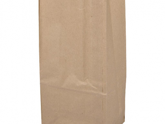 Sac SOS papier kraft brun sans poignée 45g/m² (240x120x80mm) (x1000)