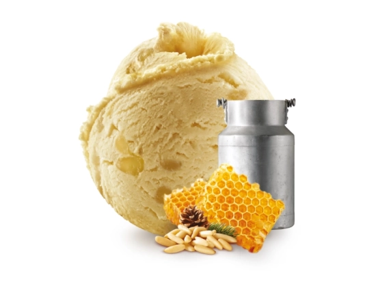 Glace - Miel et pignons 2.5L x1 - La Ferme Marguerite
