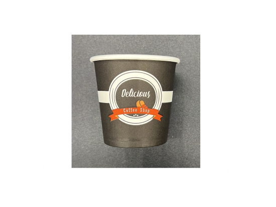 Gobelet à café "DELICIOUS BLACK" 8oz 24cl (20 x50pcs) - E&C