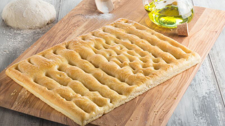 Pain focaccia en plaque nature tradition précuit (600g x10) - Surgelé