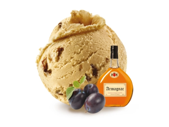 Glace - Pruneau Armagnac (alcool)