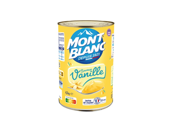 Crème dessert vanille boite 5/1 - MONT BLANC